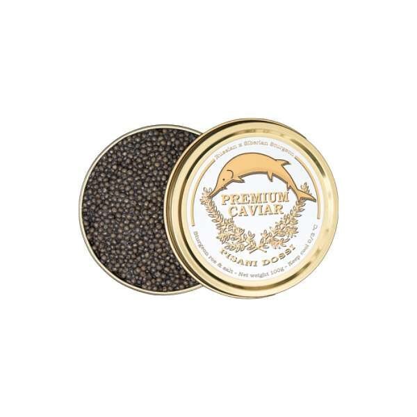 Schwarzer Kaviar, Osetra Premium Frischer Kaviar, 100gr Schwarzer Kaviar Osetra Caviar 100g