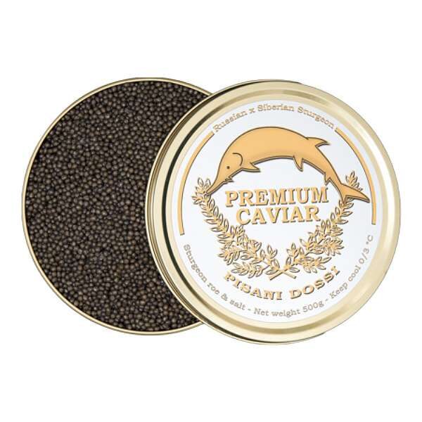 Schwarzer Kaviar, Osetra Premium Frischer Kaviar, 500gr Schwarzer Kaviar Osetra Caviar 500g