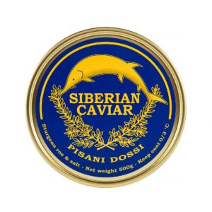 Sturgeon Black Caviar, weight: 500g.