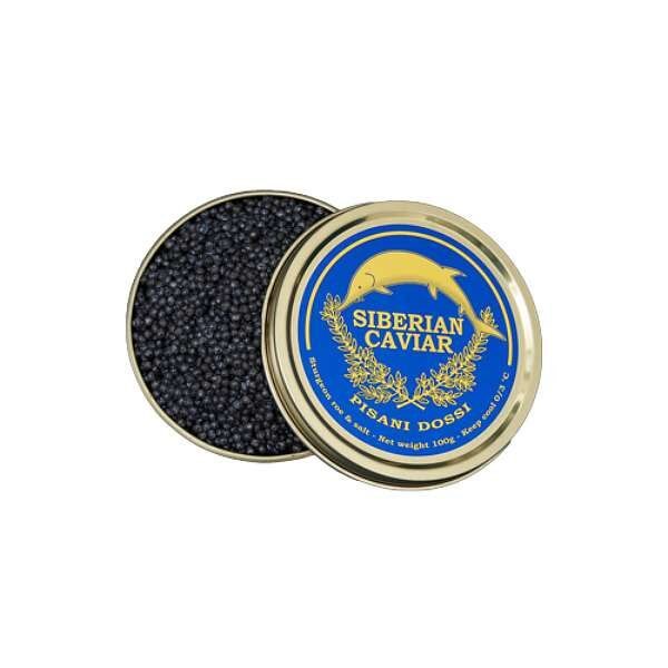 Schwarzer Kaviar, Stör Premium Frischer Kaviar, 100gr Schwarzer Kaviar Siberian Caviar 100g