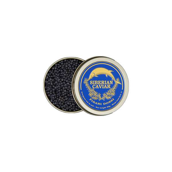 Schwarzer Kaviar, Stör Premium Frischer Kaviar, 50gr Schwarzer Kaviar Siberian Caviar 50g