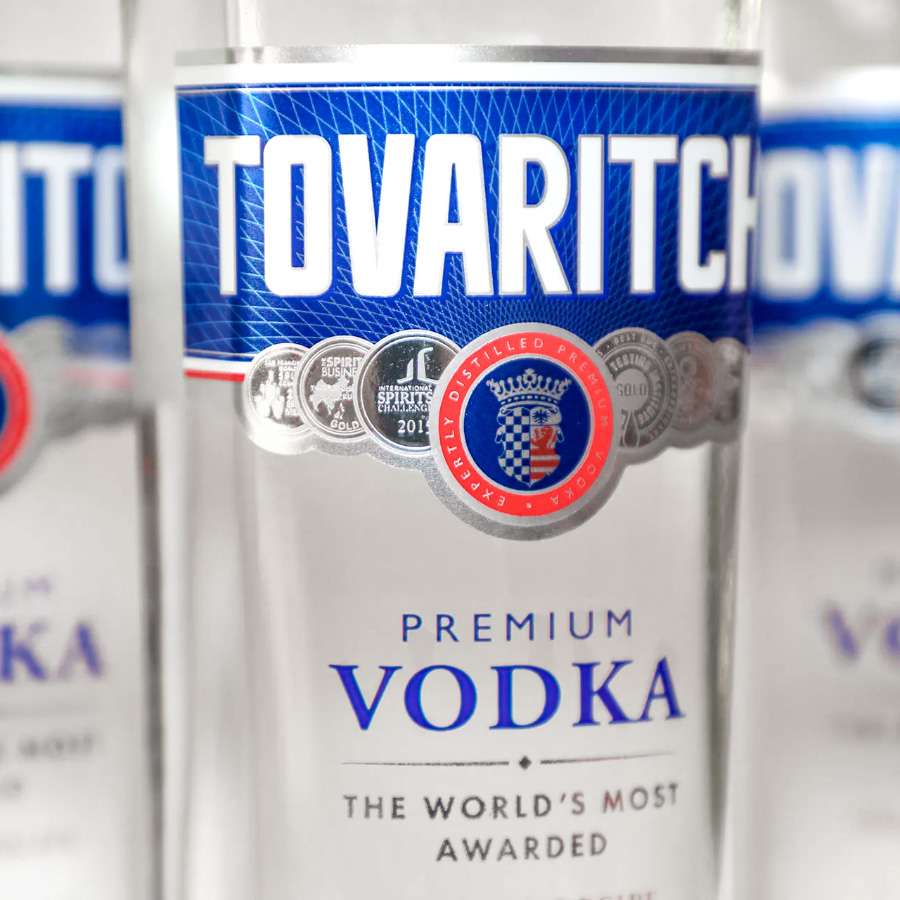 From Riga Premium Vodka TOVARITCH! 0,2 L Tovaritch Premium Vodka From Riga Premium Vodka TOVARITCH! 0,2 L Tovaritch Premium Vodka