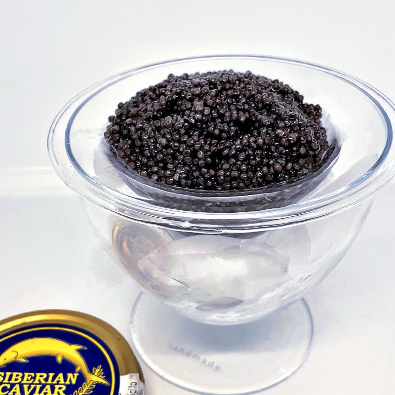 Caviar Noir, D'esturgeon Sibérien Premium Caviar Frais, 50gr Premium Caviar 26 Caviar Noir, D'esturgeon Sibérien Premium Caviar Frais, 50gr Premium Caviar 26