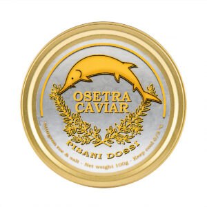 Osetra Black Caviar, weight: 100g.