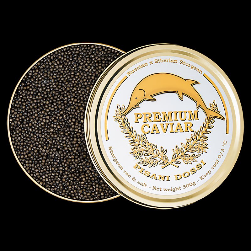 Premium Osetra Schwarzer Kaviar – Schweiz Black Caviar,Sturgeon Caviar,osetra caviar,premium caviar osetra black caviar pisani dossi 500g 2