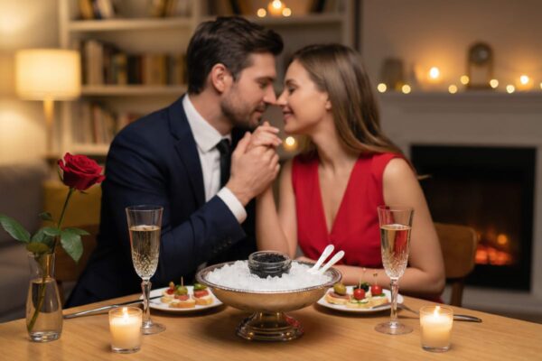 How to create an impressive black caviar tasting experience at home for Valentine's Day? premium caviar 31